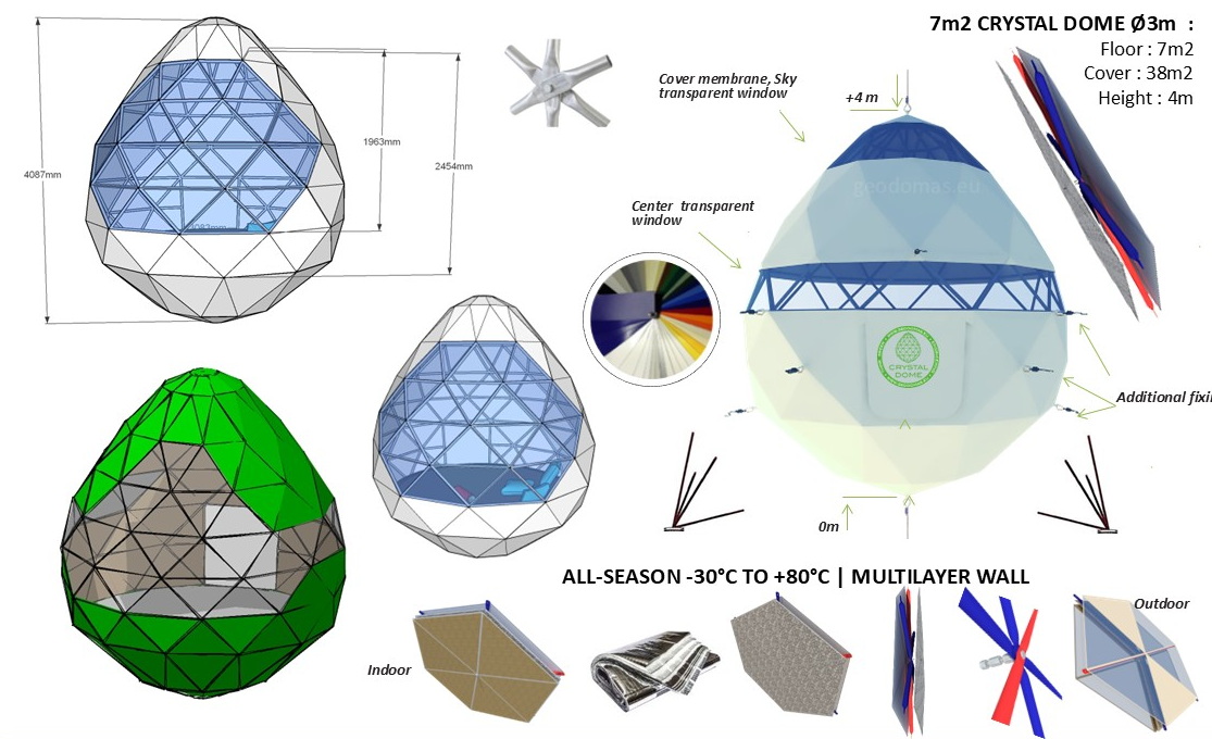 Tree Village Crystal Dome