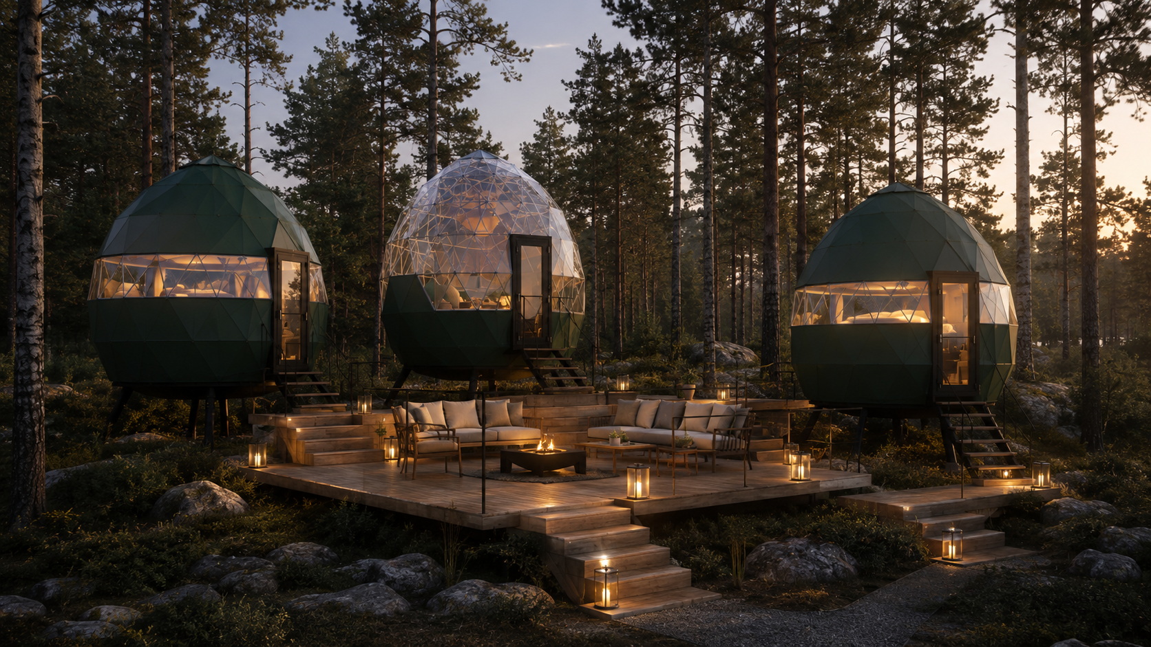 Crystal Pod techninė ir interjero kortelė